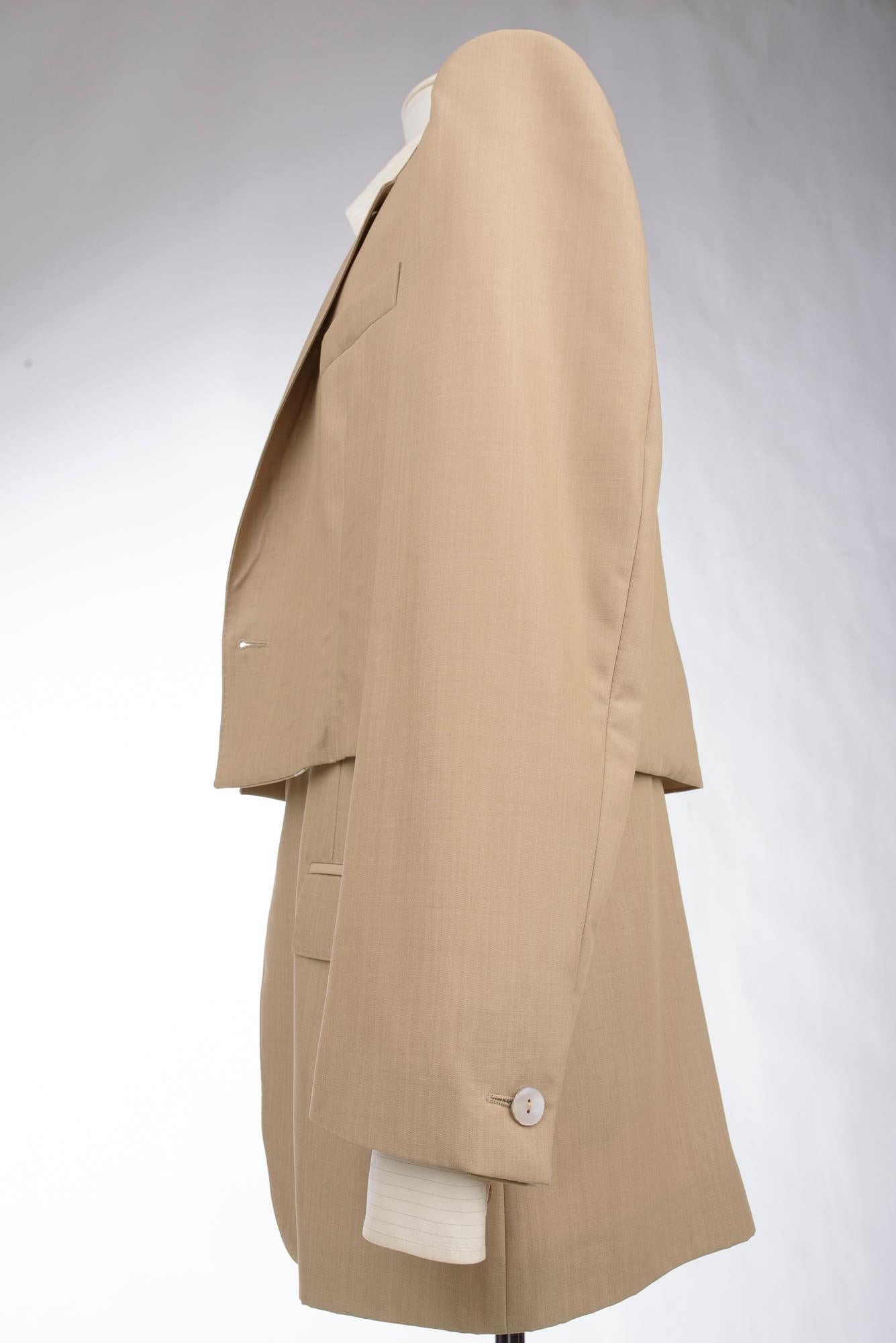 Chaqueta con camisa integrada Jean-Paul Gaultier Homme Circa 1995 en venta 6