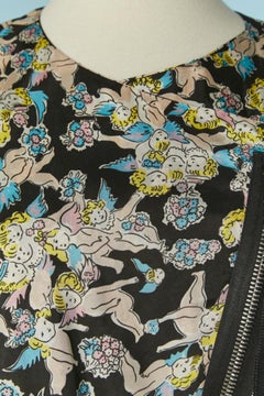 Jacket with zip closure and angels print SONIA by SONIA RYKIEL