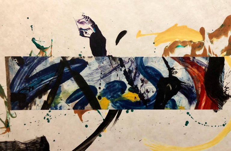 Jackie Battenfield Mixed Media Collage Watercolor Abstract