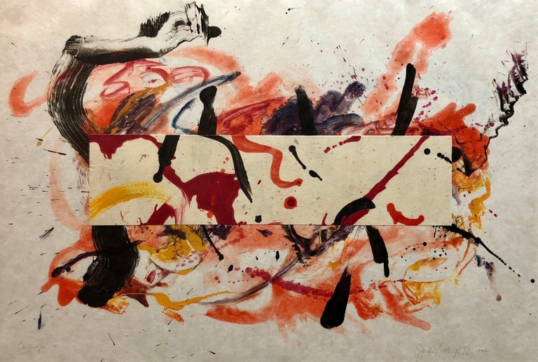 Jackie Battenfield Mixed Media Collage Watercolor Abstract