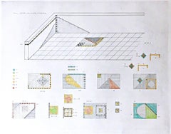Senza titolo da Atelier International Portfolio, rara acquaforte firmata/n dello scultore
