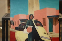 Jackie Kennedy Oil Painting by Jay Fleming