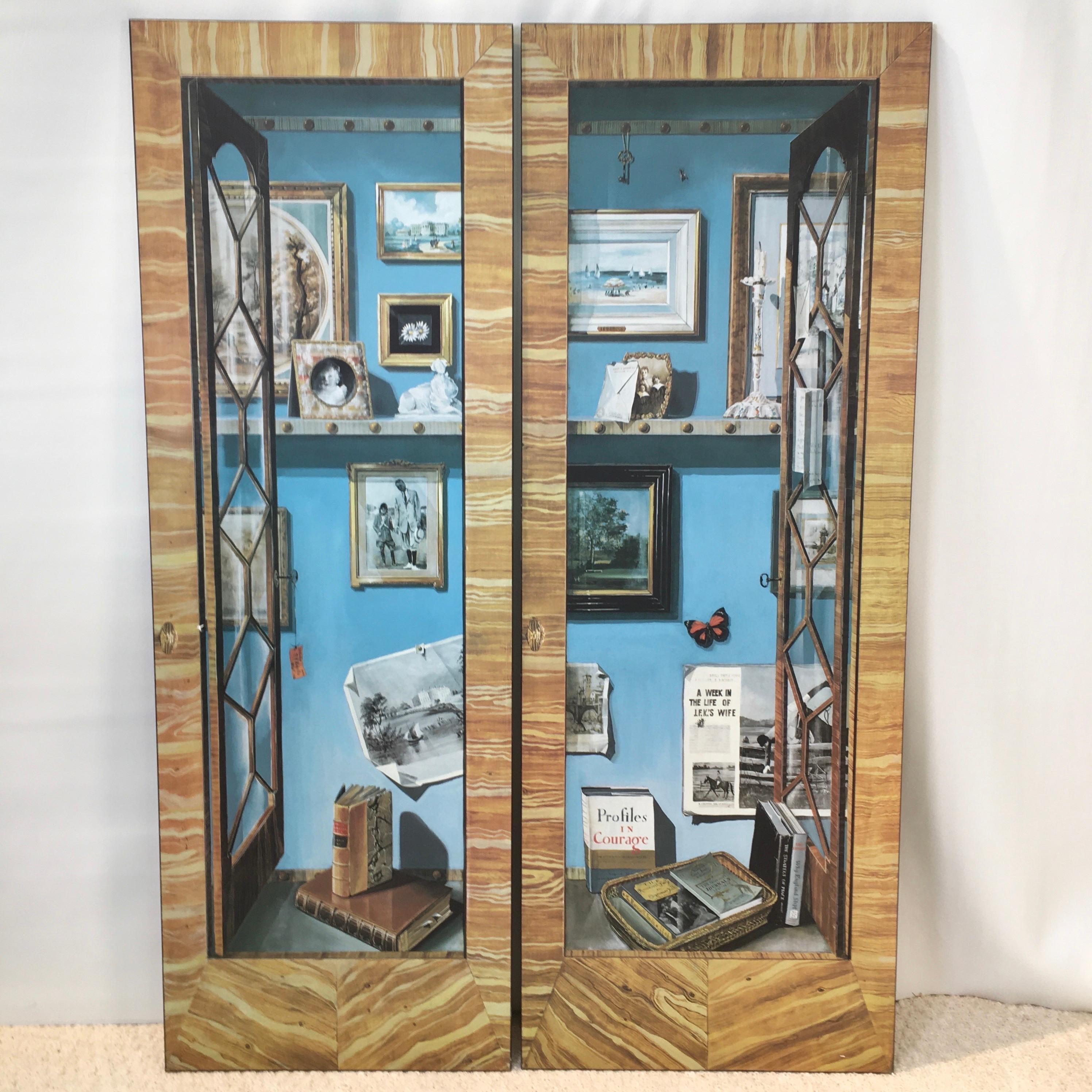 These special reproductions of Jackie Kennedy's trompe l'oeil door panels from her White House dressing room were issued 20 years ago by the Metropolitan Museum of Art and the John F. Kennedy Library Foundation and are nowhere to be found. The