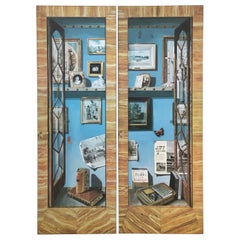 Jackie Kennedy's Trompe l'Oeil White House Dressing Room Doors Reproductions