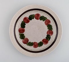 Jackie Lynd for Rörstrand, 12 Birgitta Dinner Plates in Hand Painted Stoneware