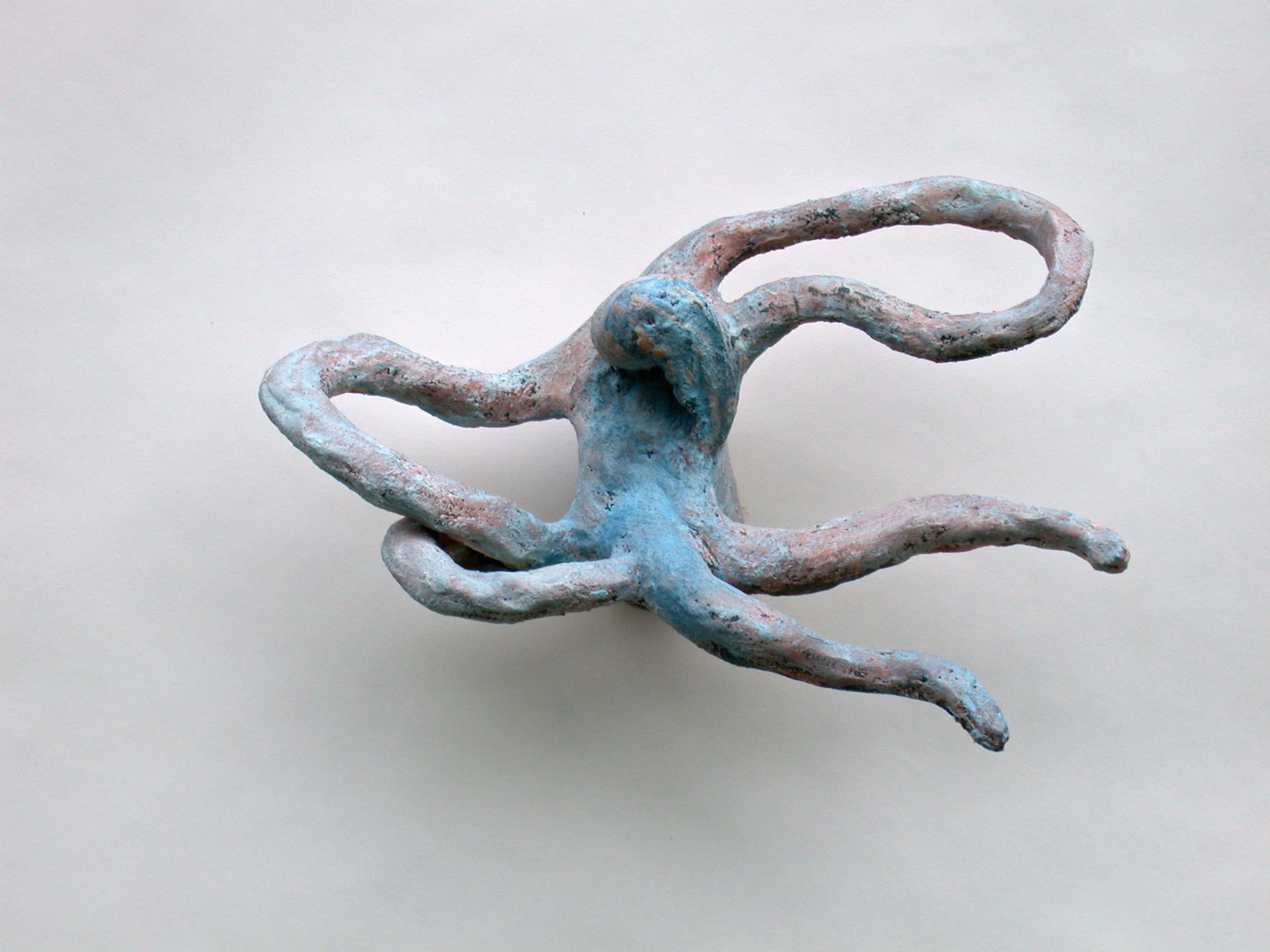 Jackie Shatz Figurative Sculpture - Other Minds, ceramic sculpture
