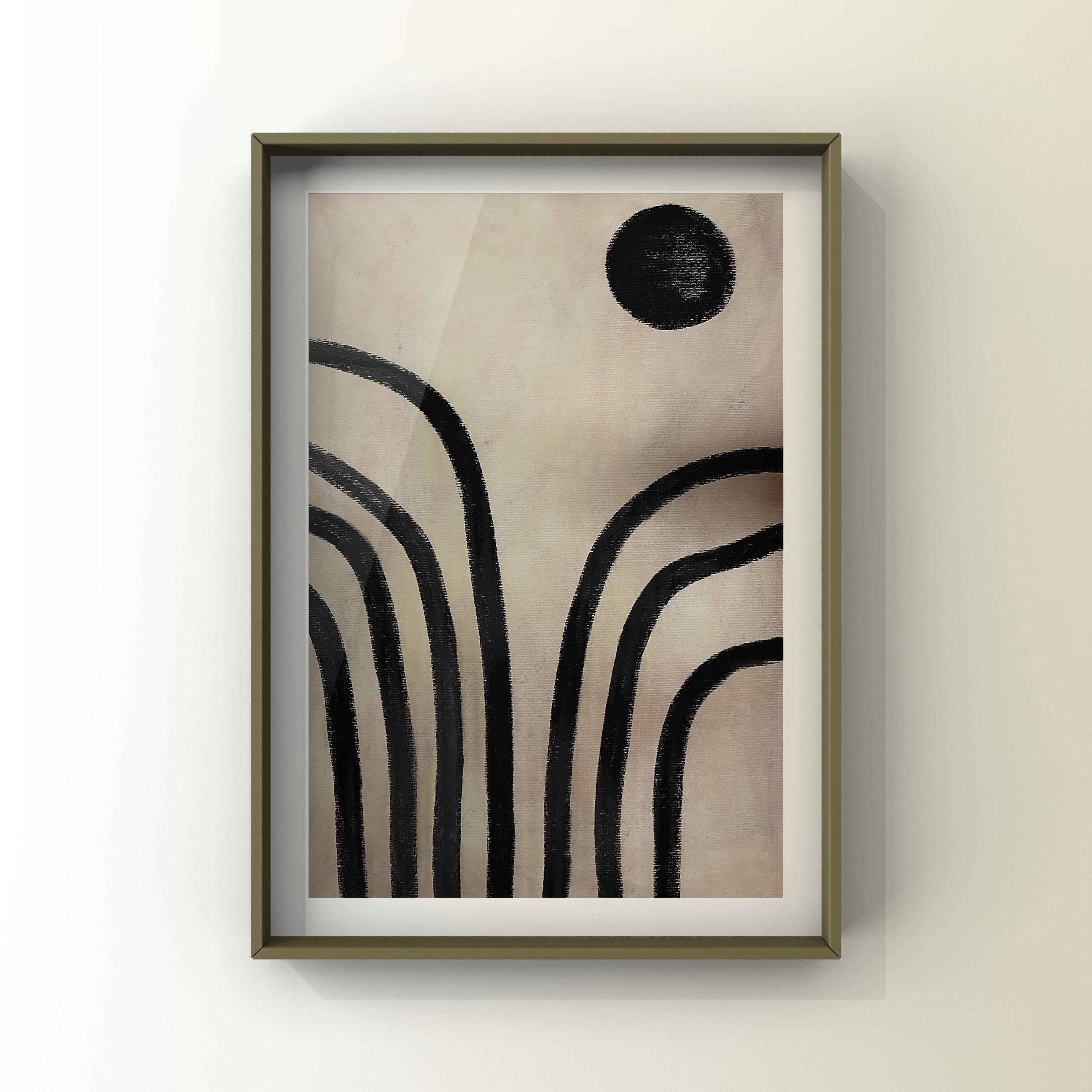 Astratto minimalista - Painting di Jacklennarth