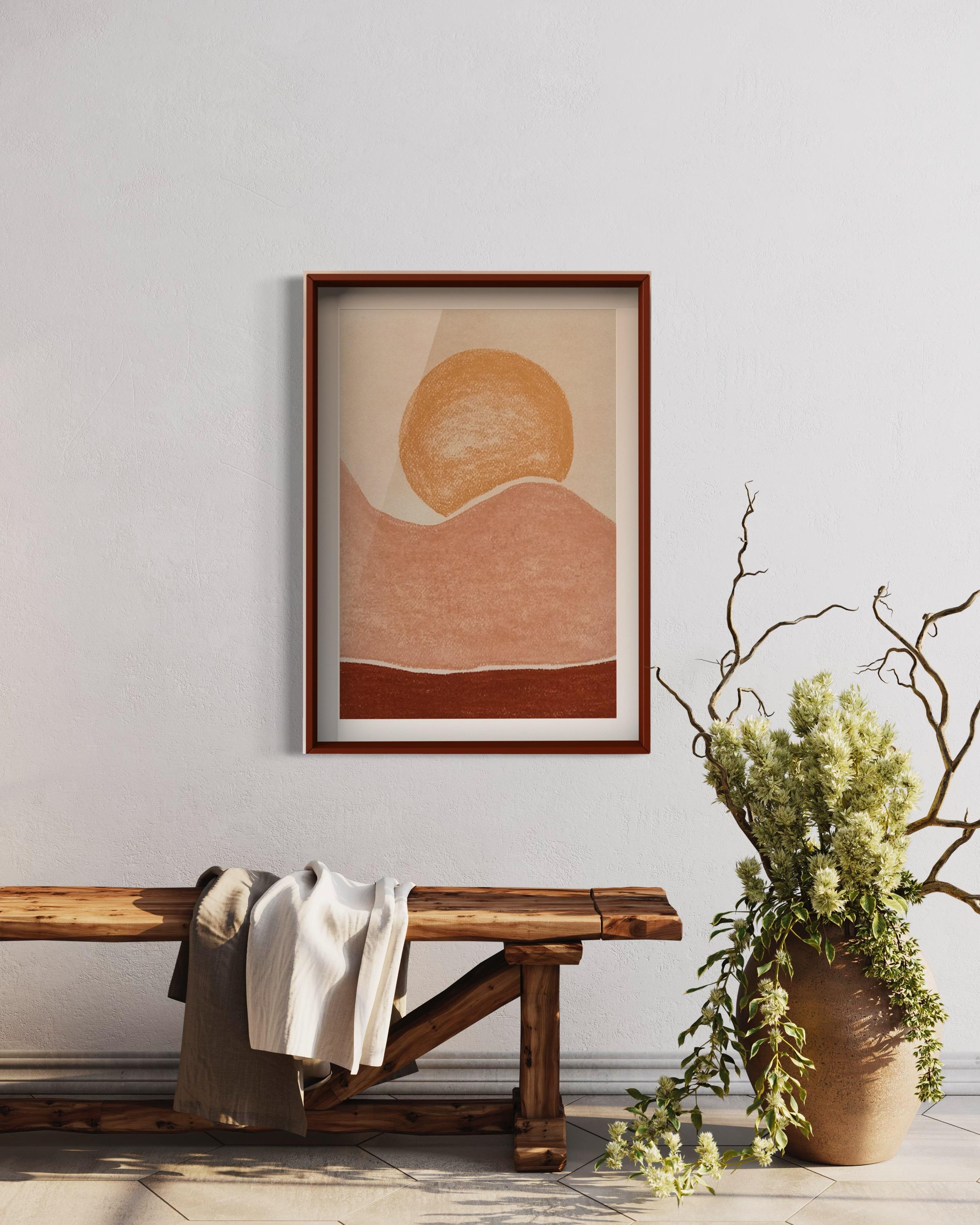 Atardecer - Contemporary Print by Jacklennarth