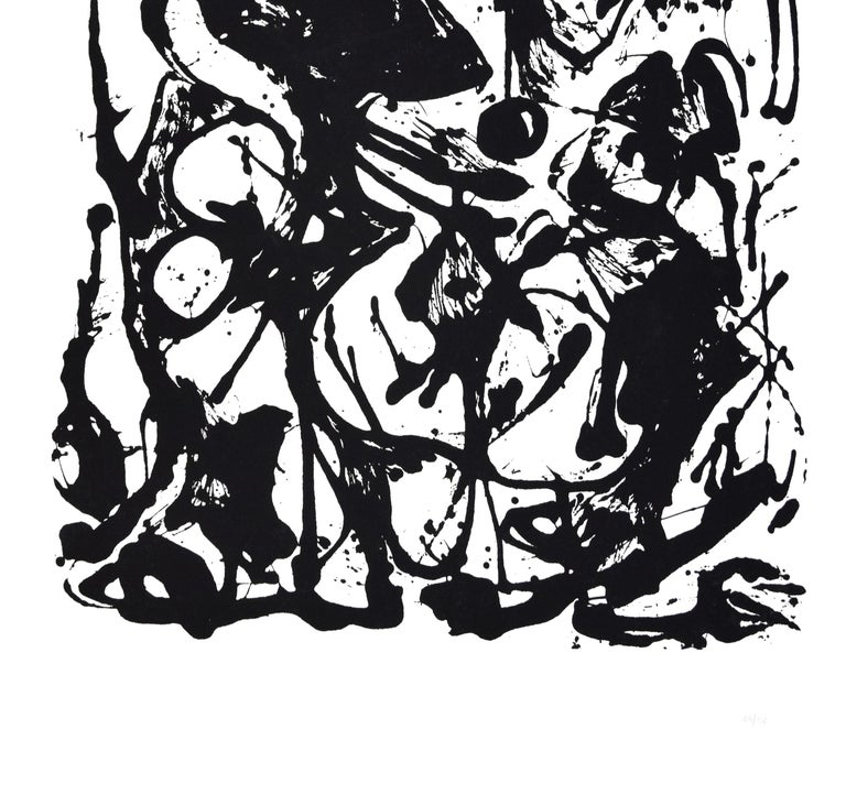 Untitled No. 6 - original screenprint by Jackson Pollock - 1951/64 For Sale 3