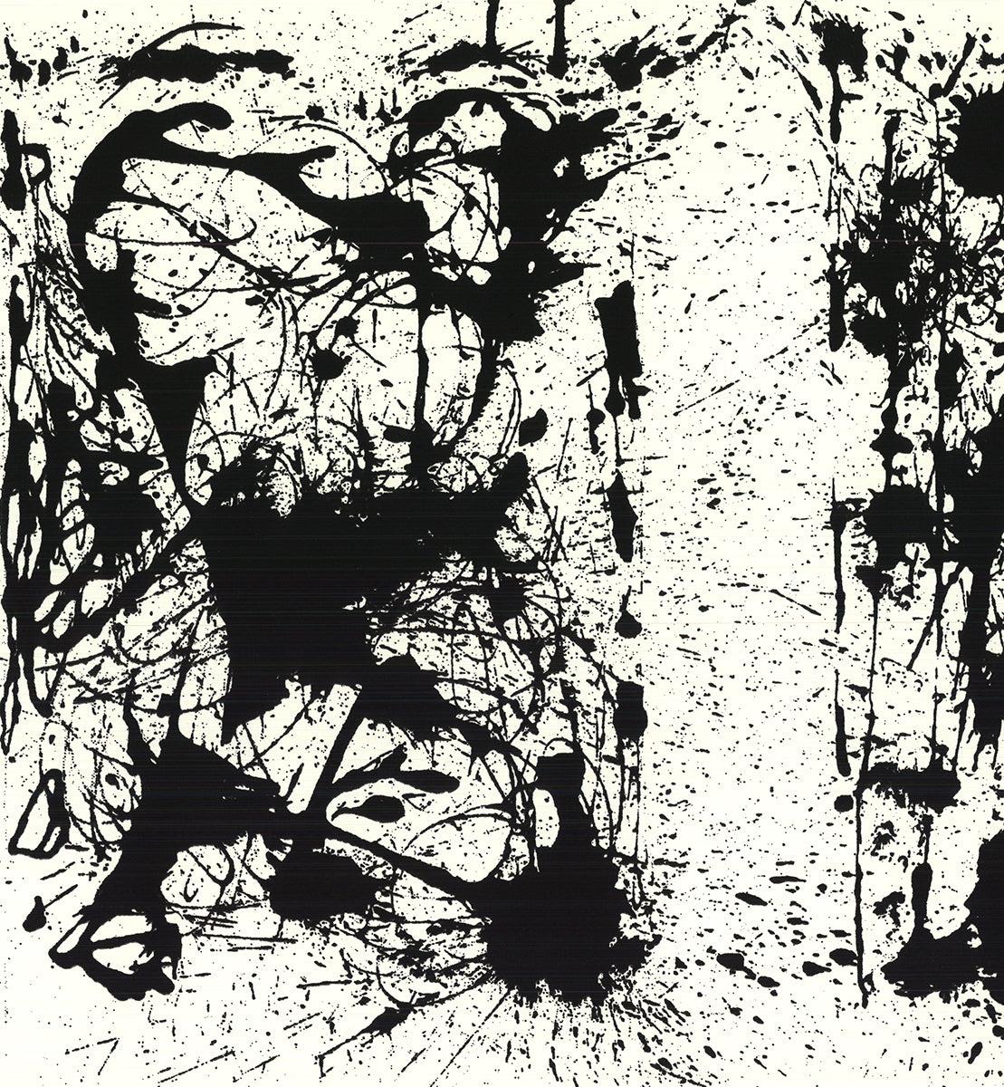 Jackson Pollock 'Blanco y Negro Polyptich' 2004- Serigrafía Vintage en venta 3