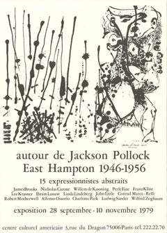 Jackson Pollock 'East Hampton 1946-1956' 1979