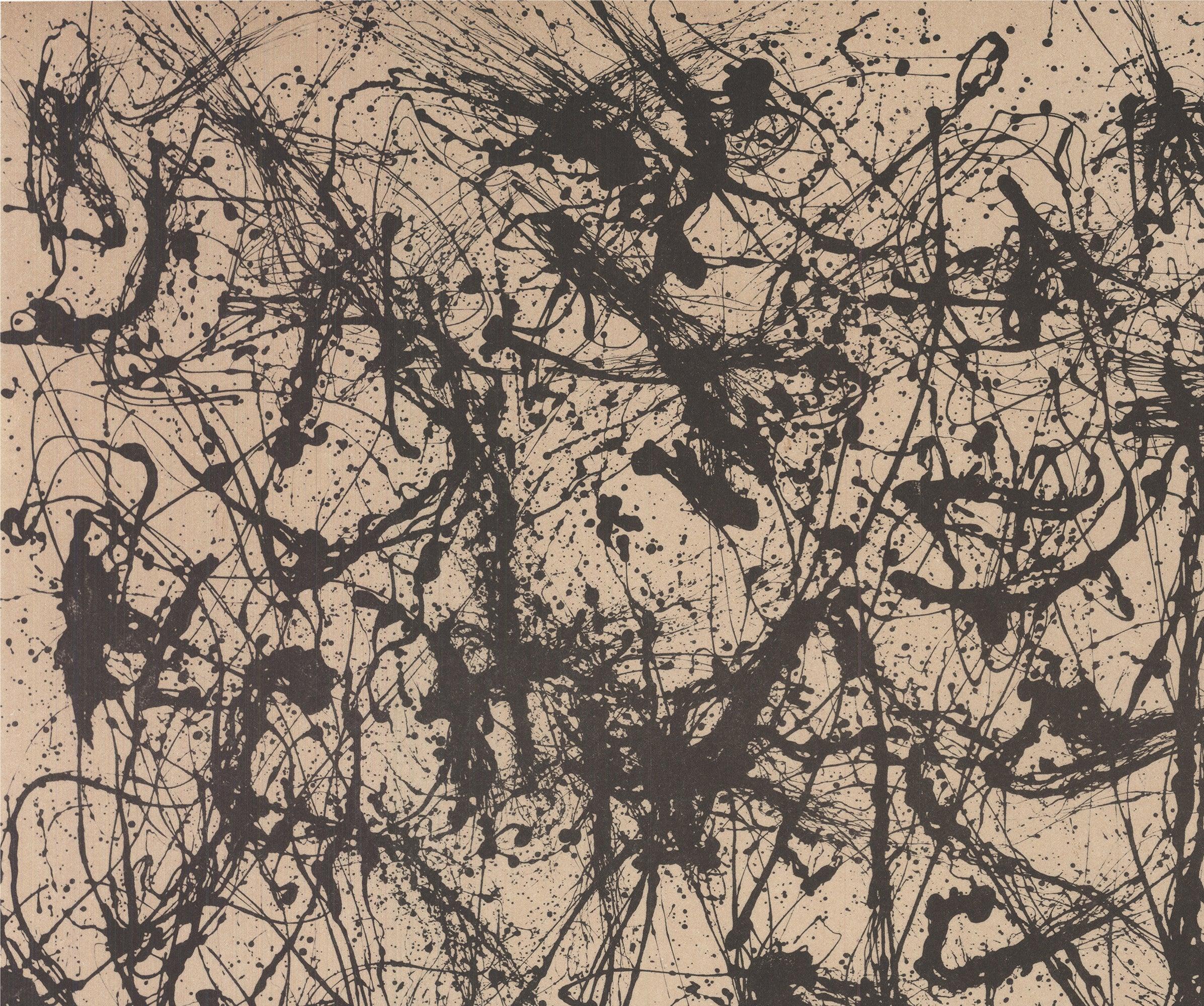 Jackson Pollock 'Number 32' 1990- Offset Lithograph For Sale 2
