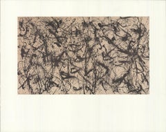 Vintage Jackson Pollock 'Number 32' 1990- Offset Lithograph