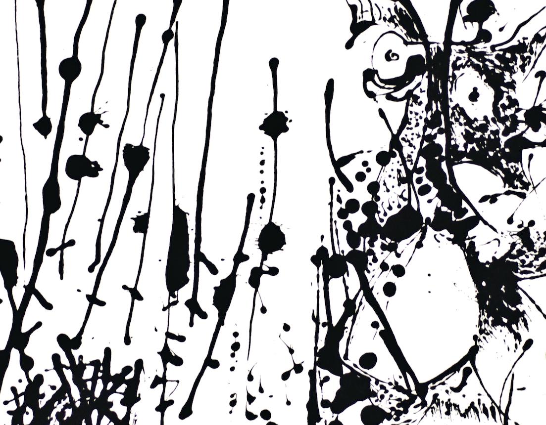 Untitled - Expression no. 1 - Screen Print After Jackson Pollock - 1964 For Sale 1