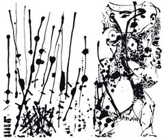 Untitled - Expression no. 1 - Screen Print After Jackson Pollock - 1964