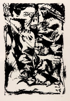 Untitled - Expression no. 2 - Screen Print After Jackson Pollock - 1964