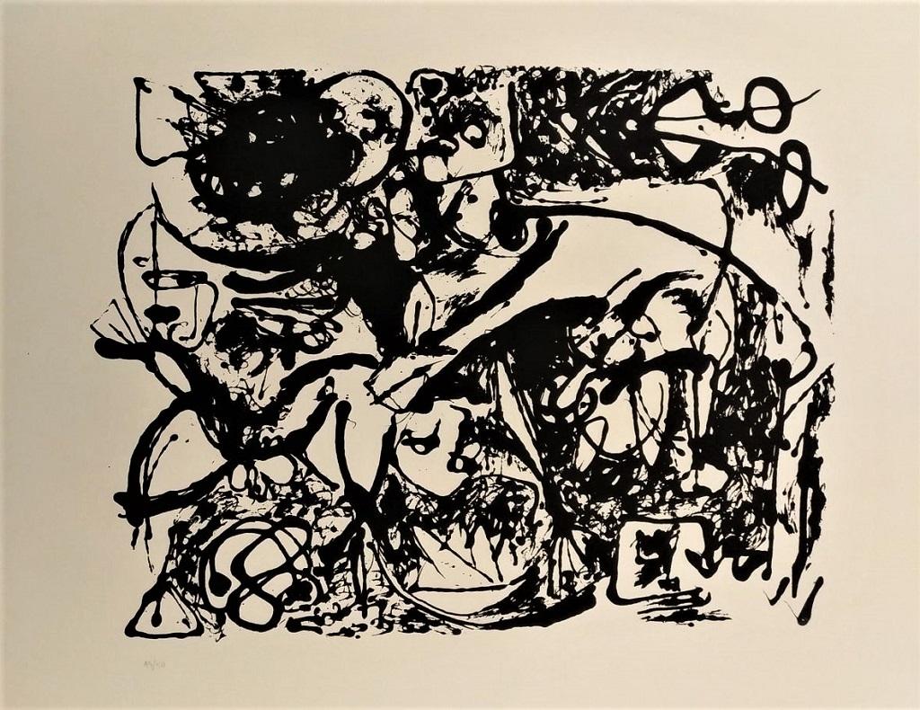 Jackson Pollock Abstract Print - Untitled