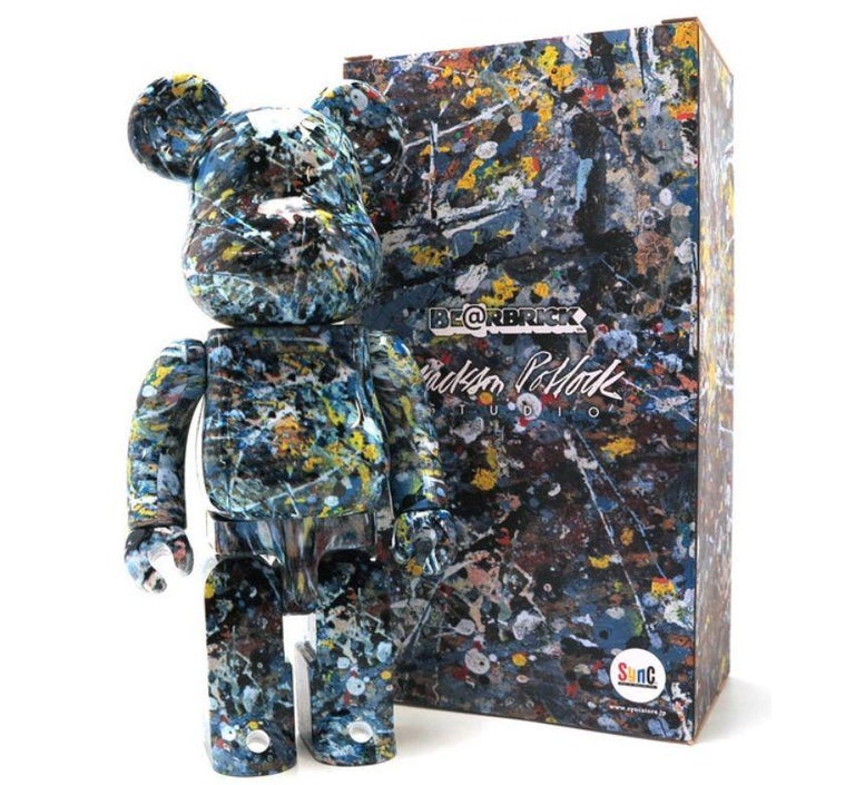 400% Bearbrick - Sculpture by Jackson Pollock
