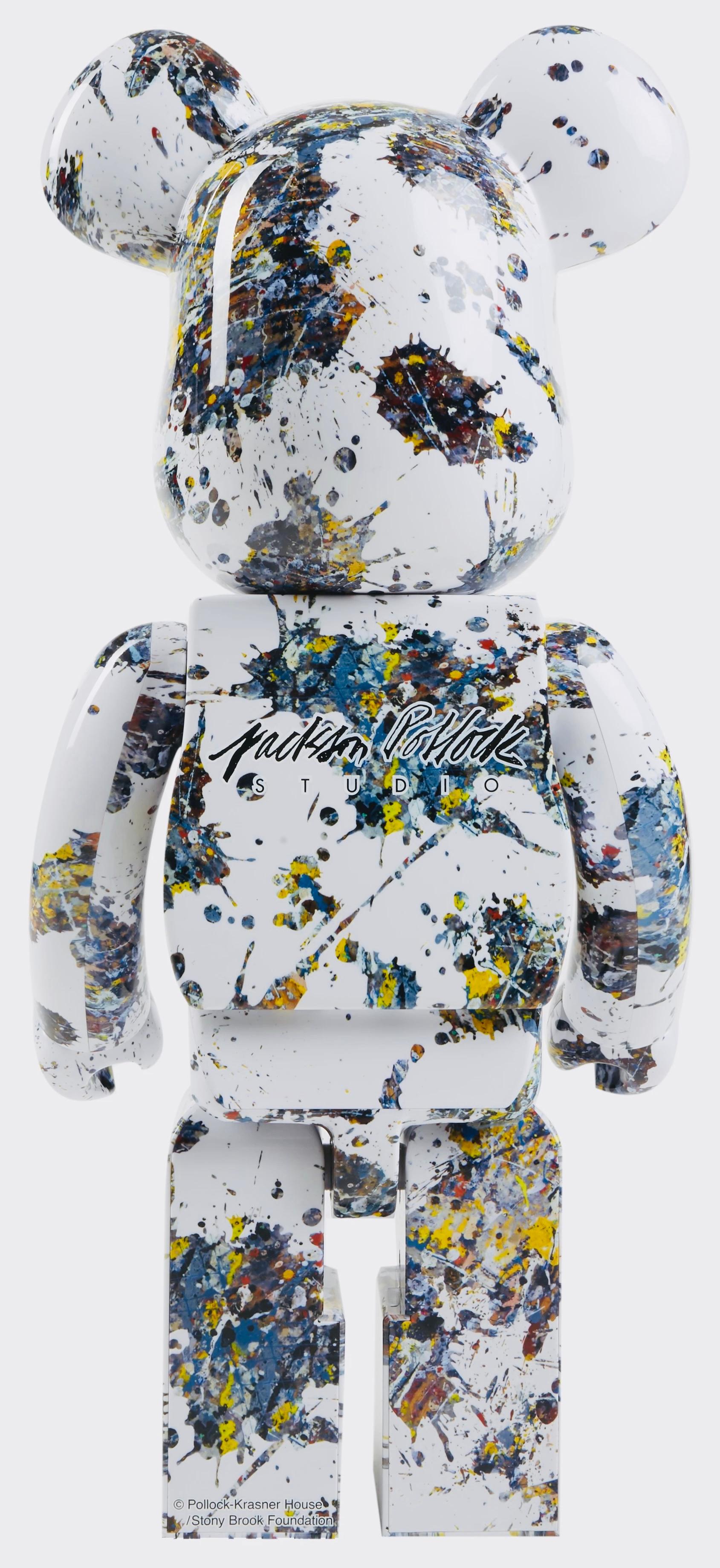 Jackson Pollock Bearbrick 400% figure (Jackson Pollock BE@RBRICK) For Sale 1