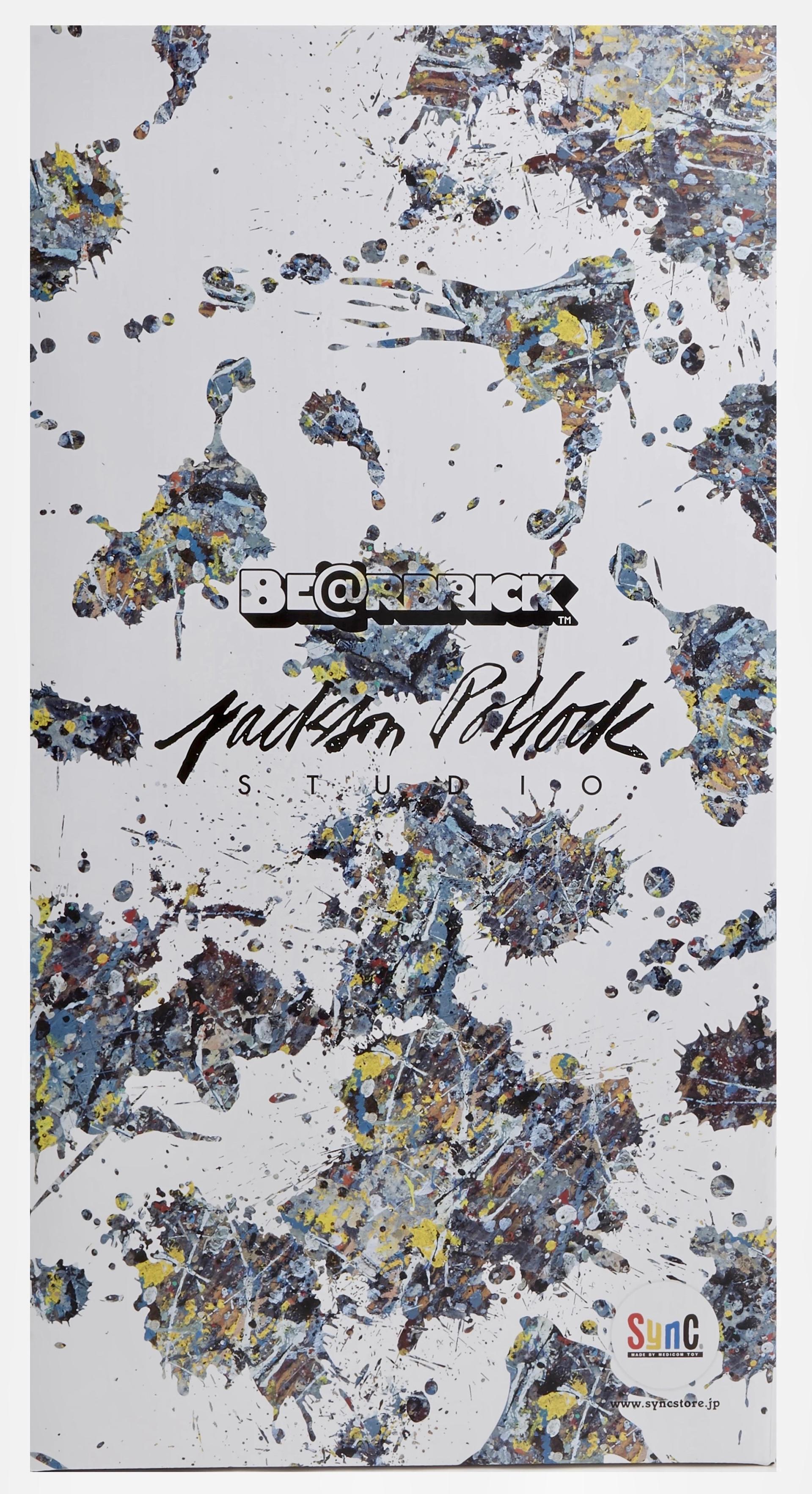 Jackson Pollock Bearbrick 400% figure (Jackson Pollock BE@RBRICK) For Sale 2
