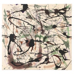 Jackson Pollock-Stil Kunstwerk des Künstlers von Woodstock, NY