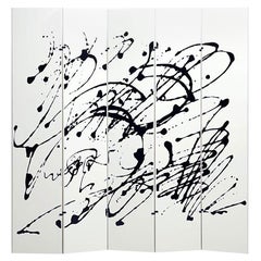 Jackson Pollock White Screen by Dino Gavina and Kazuhide Takahama