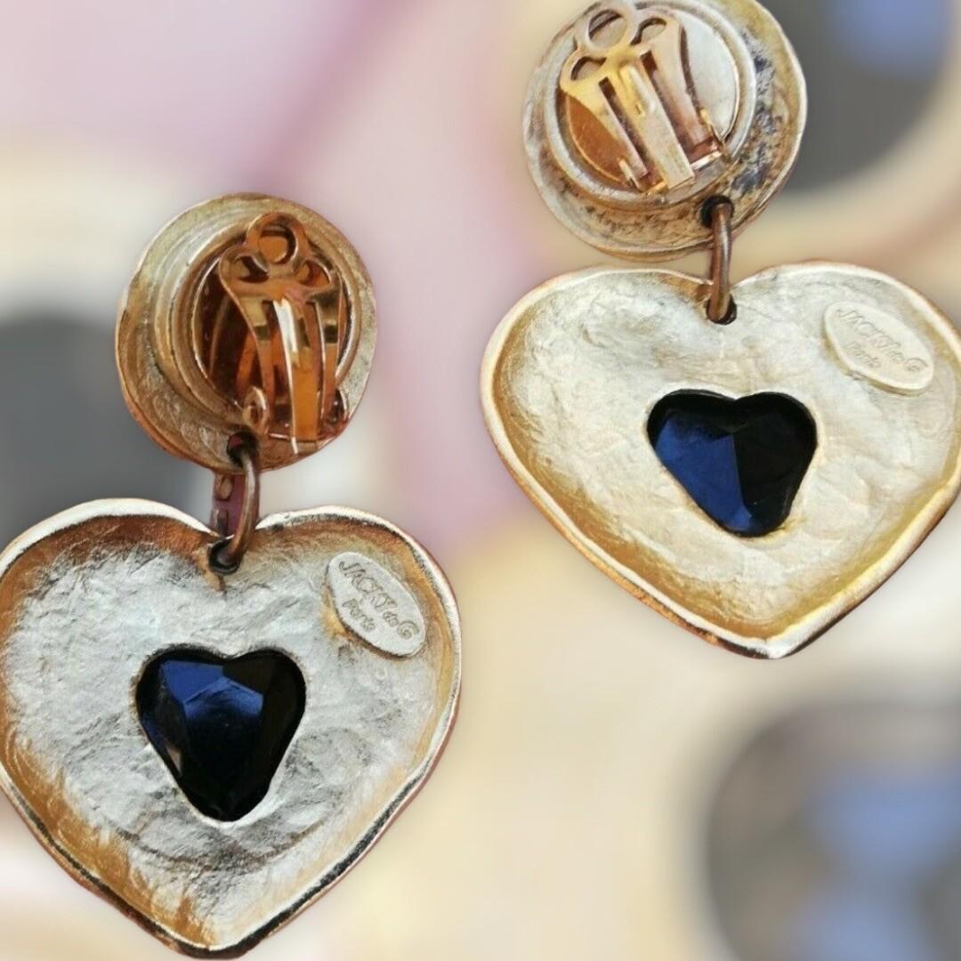 zara gold heart earrings