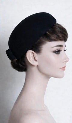 Jacky Pillbox Hat Black Iconic