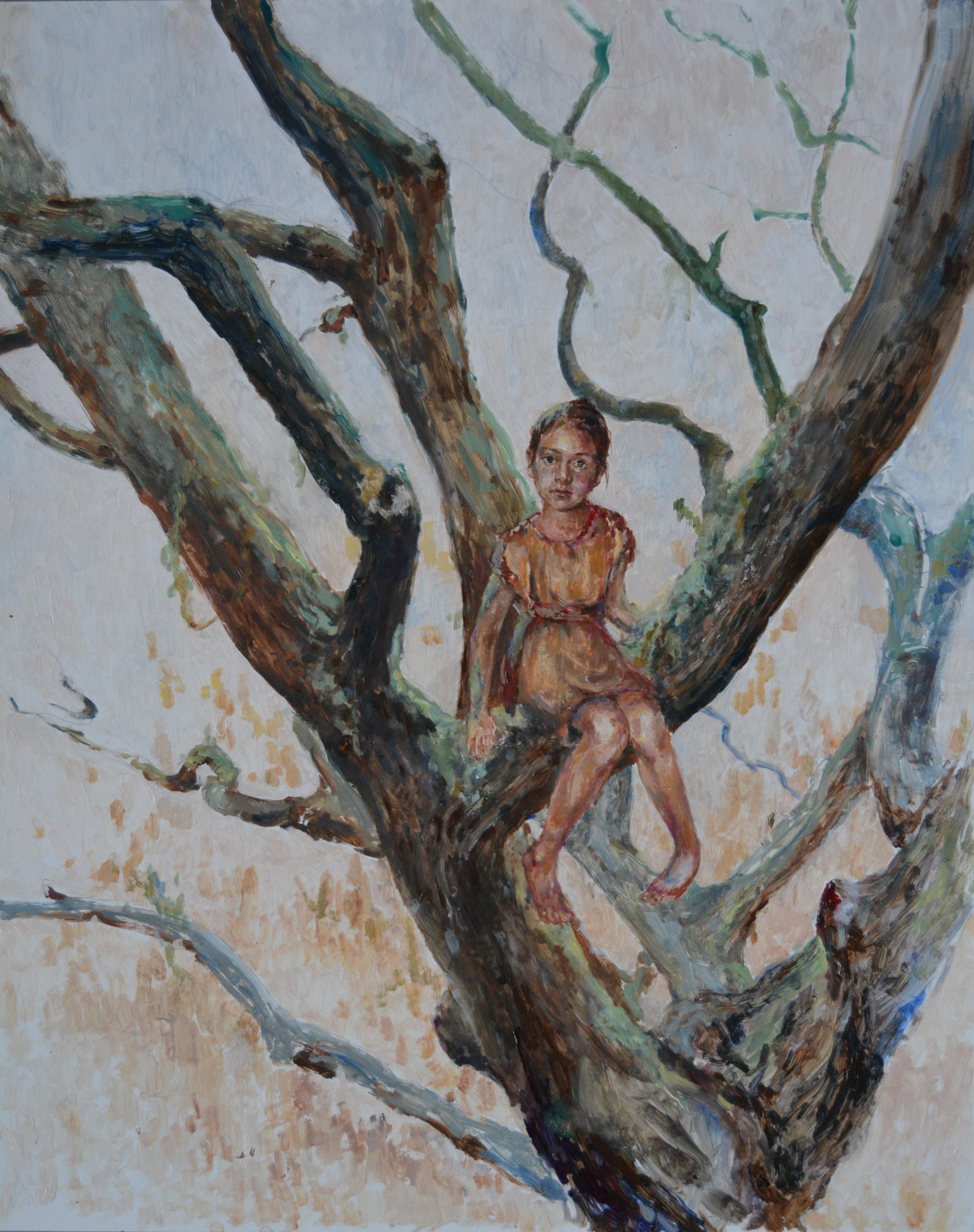 "Dove mi troverai" (2023) di Jaclyn Alderete, Pittura a olio originale