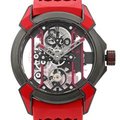 Jacob and Co. Epic X Skeleton Titanium Red Hand-Wind Mens Watch EX100.21.RR.PY.A