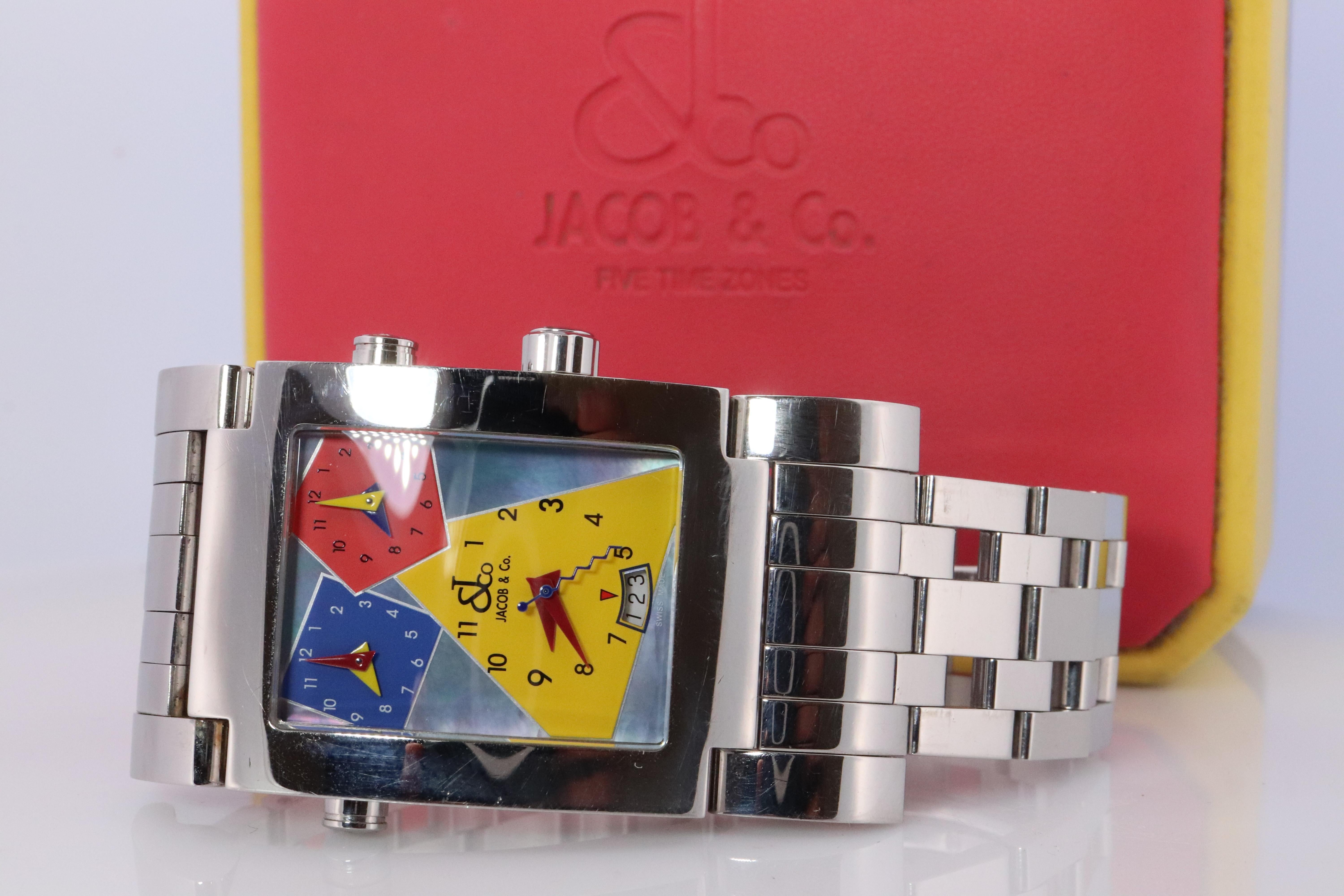 Reloj para caballero Jacob & Co. Reloj de pulsera Jacob & Co. Capri Preloved en venta 7
