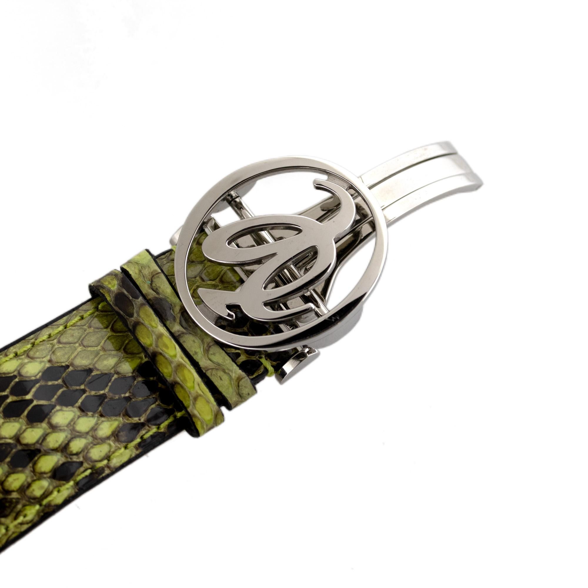 Jacob and Co. Valentin Yudashkin Green Python Automatic Watch 1