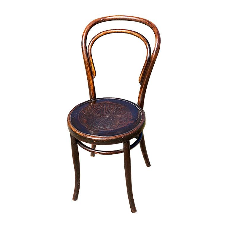 Jacob and Josef Kohn or Mazowia Bentwood Shell Motif Side Chairs