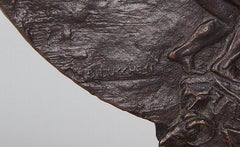 "Jacob and the Angel" Bronze Sculpture by Bruno Lucchesi