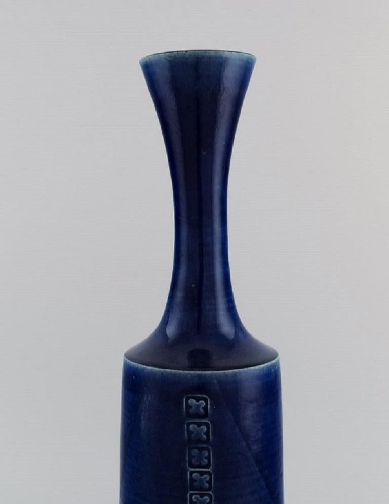Jacob Bang für Arne Bang, Große einzigartige Vase aus glasiertem Steingut (Glasiert) im Angebot