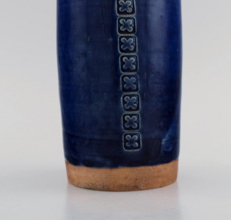 Jacob Bang für Arne Bang, Große einzigartige Vase aus glasiertem Steingut (20. Jahrhundert) im Angebot