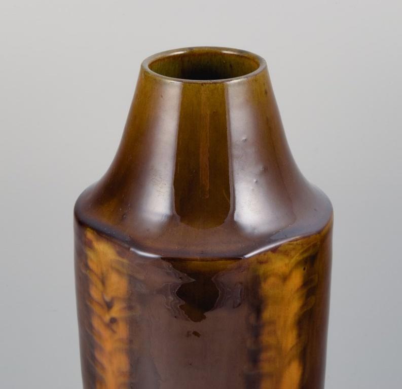 Danish Jacob Bang '1932-2011' for Hegnetslund, Denmark. Large Ceramic Vase, Mid-20th C For Sale