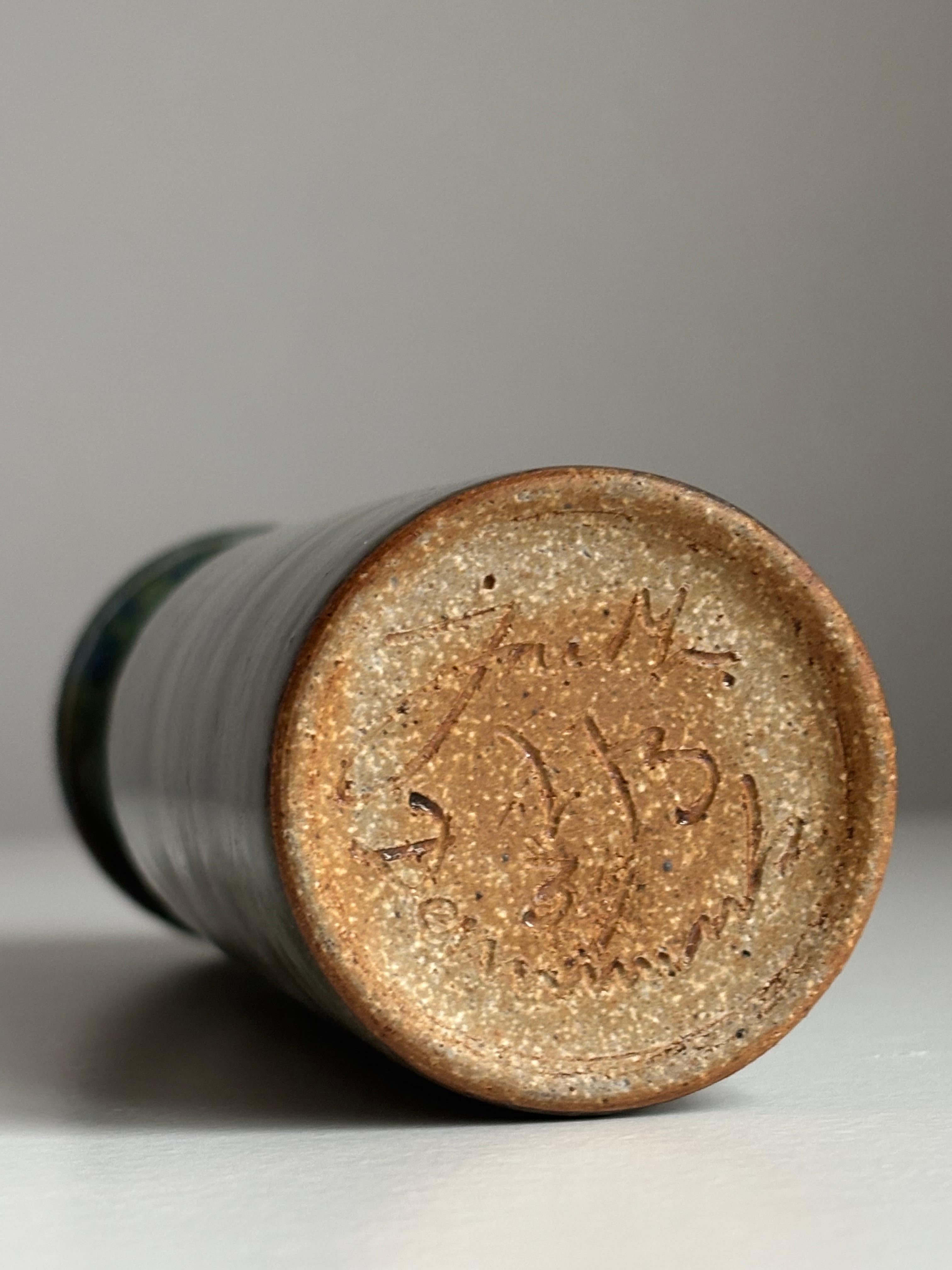 XX secolo Jacob Bang for Arne Bang Slender Modernist Vase, 1960s in vendita