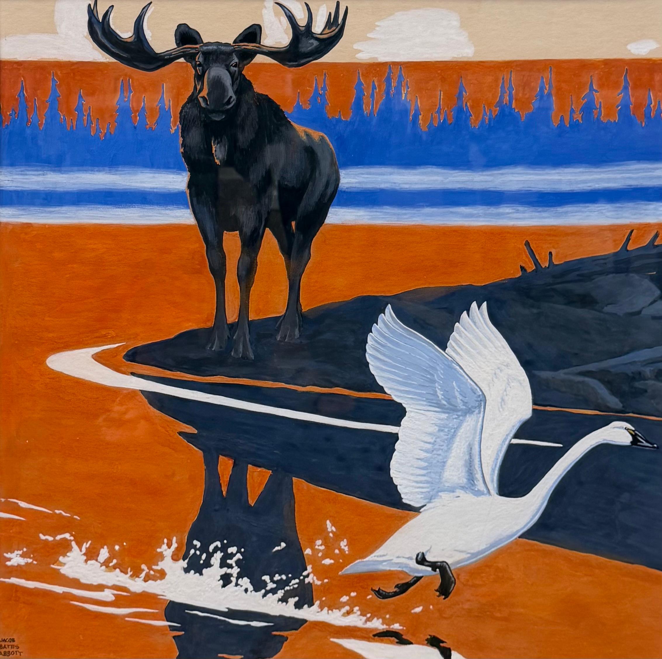 "Moose and White Goose" Post Cover