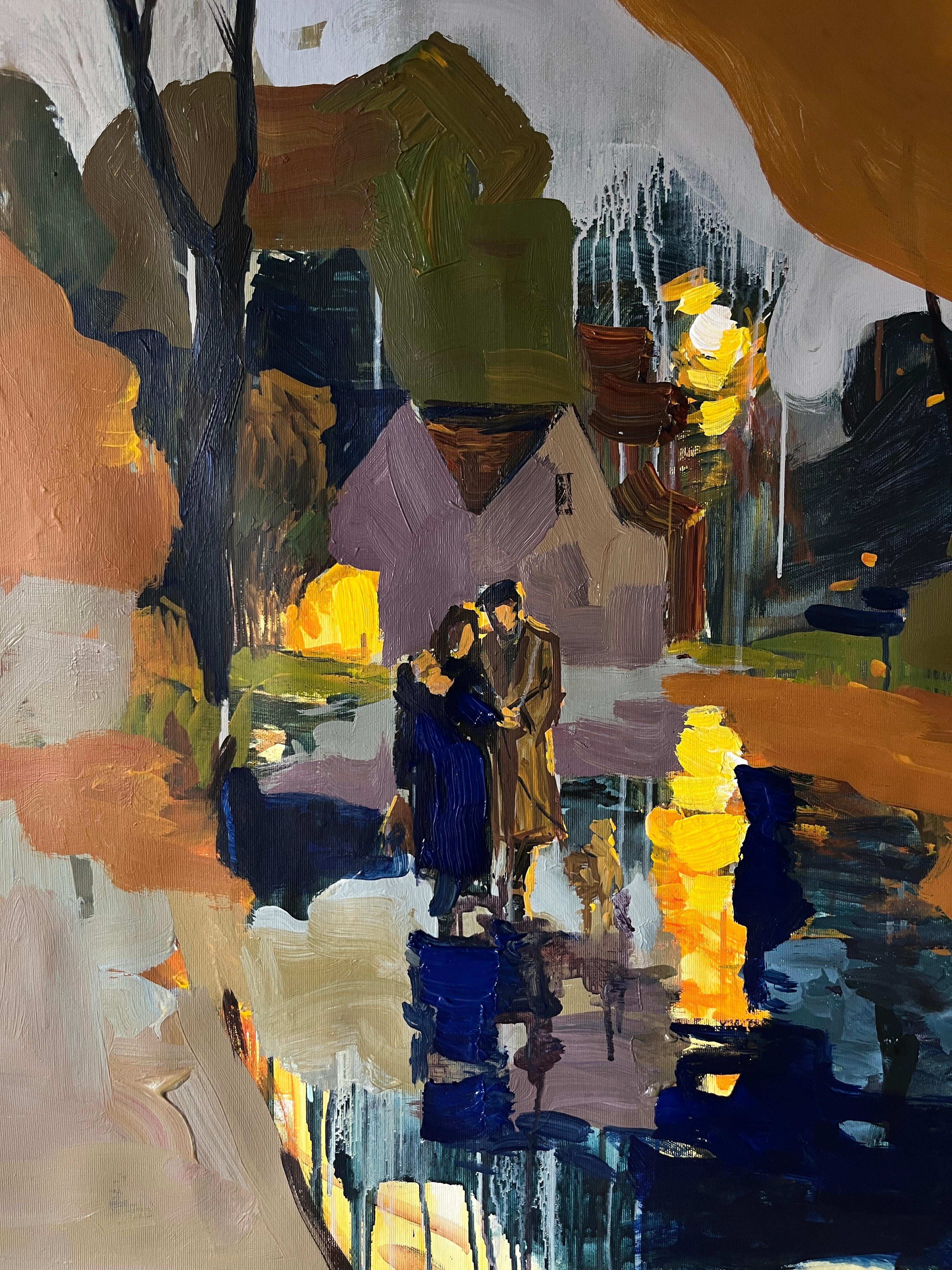 Herbstabend – Painting von Jacob Burda 