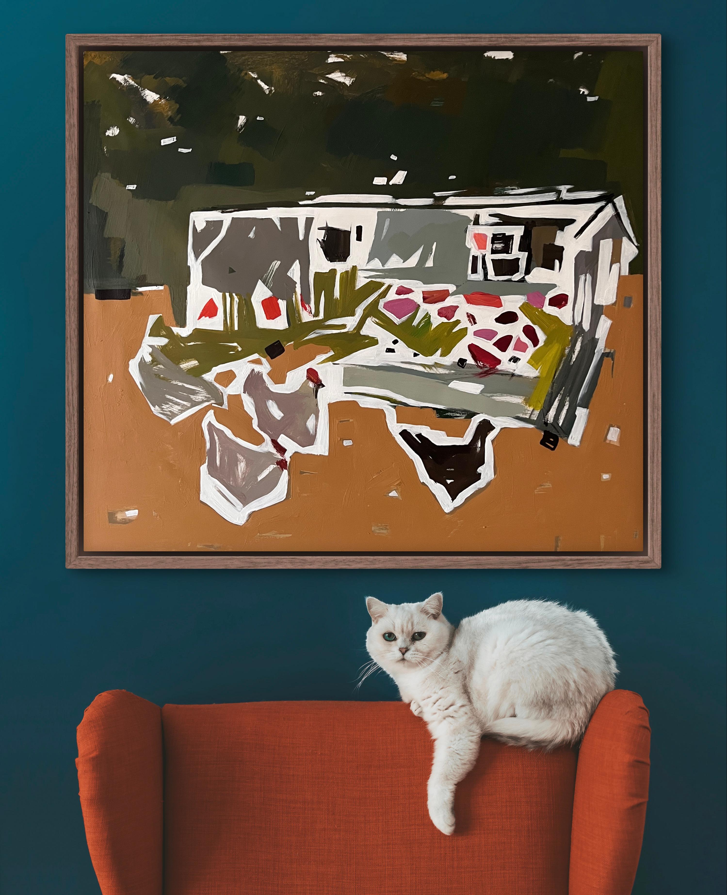 Flowerbed - Painting by Jacob Burda 