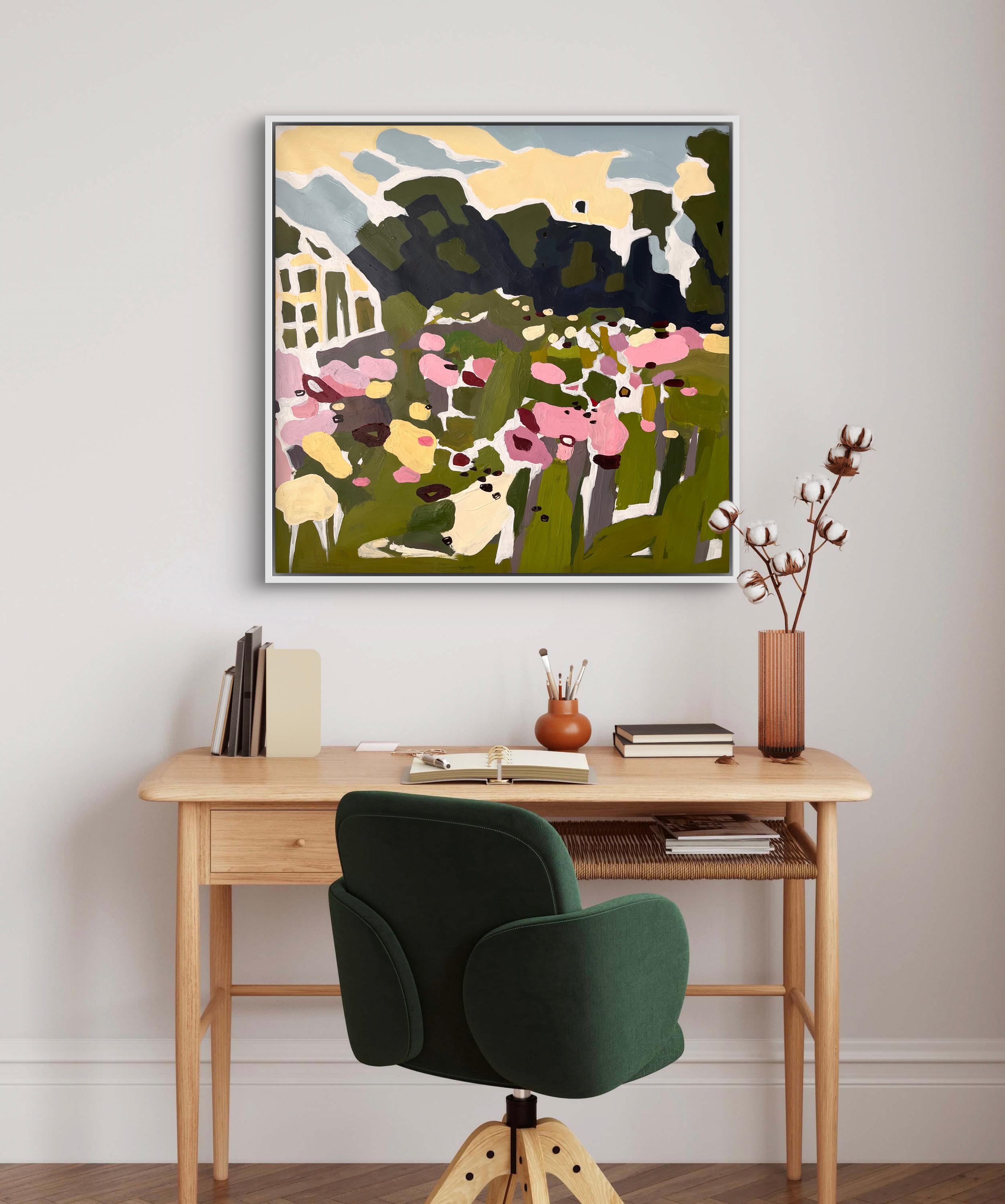 Garden - Abstract Painting by Jacob Burda 