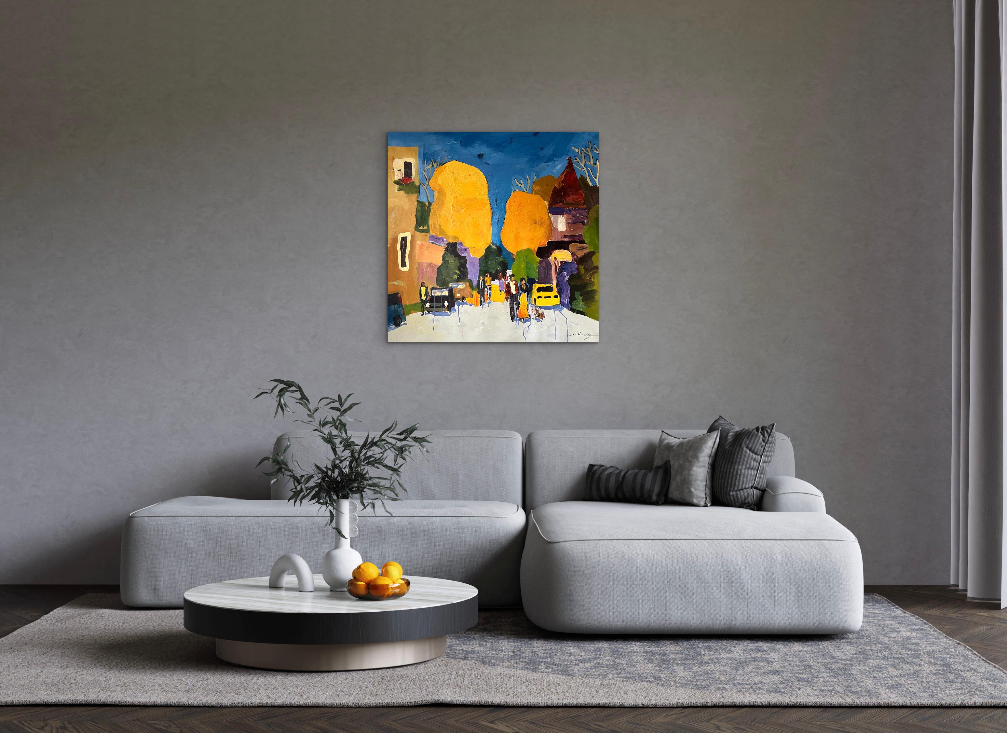 Goldene Straßen im Angebot 13