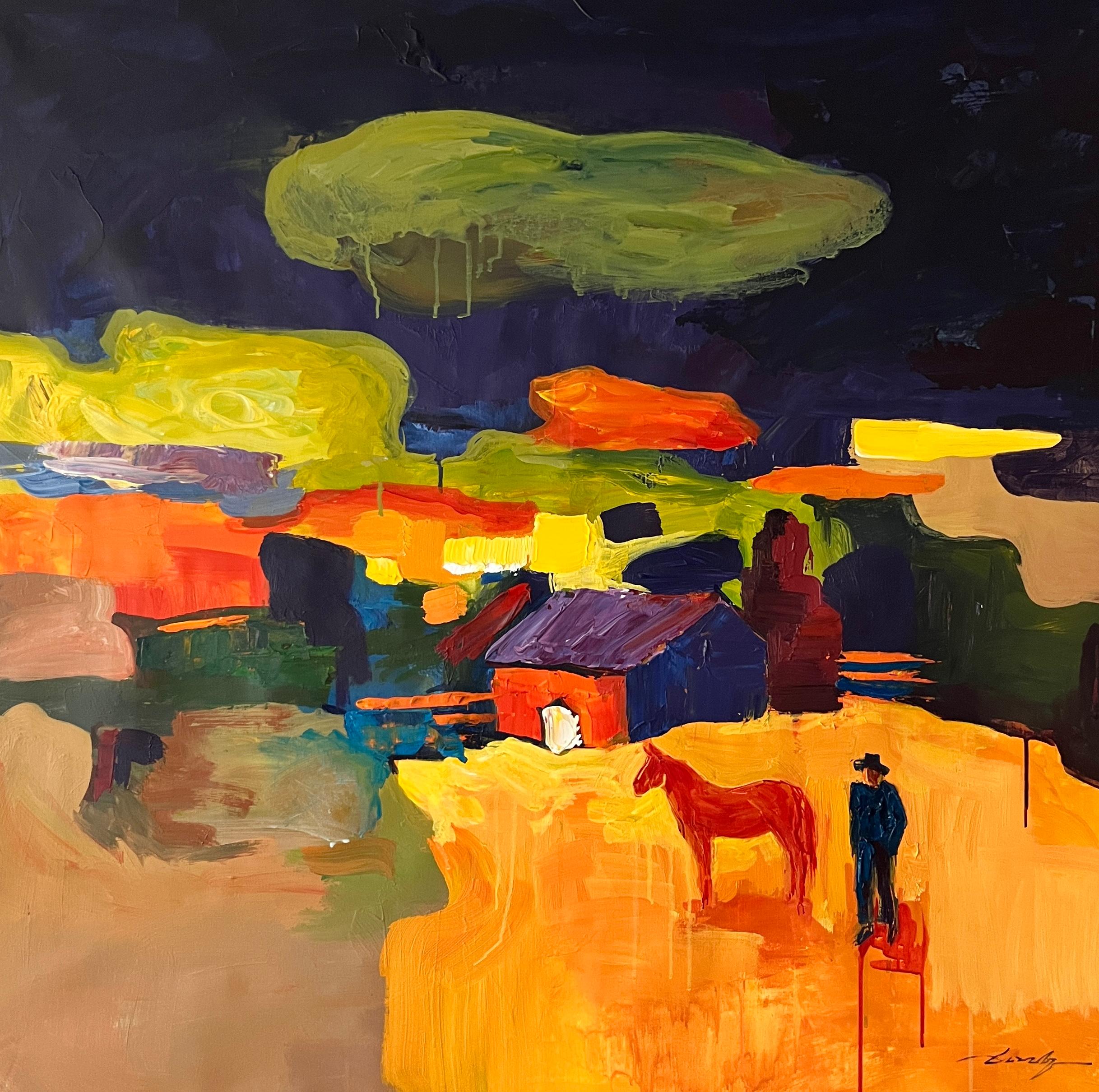 Jacob Burda  Landscape Painting - Light After the Rain