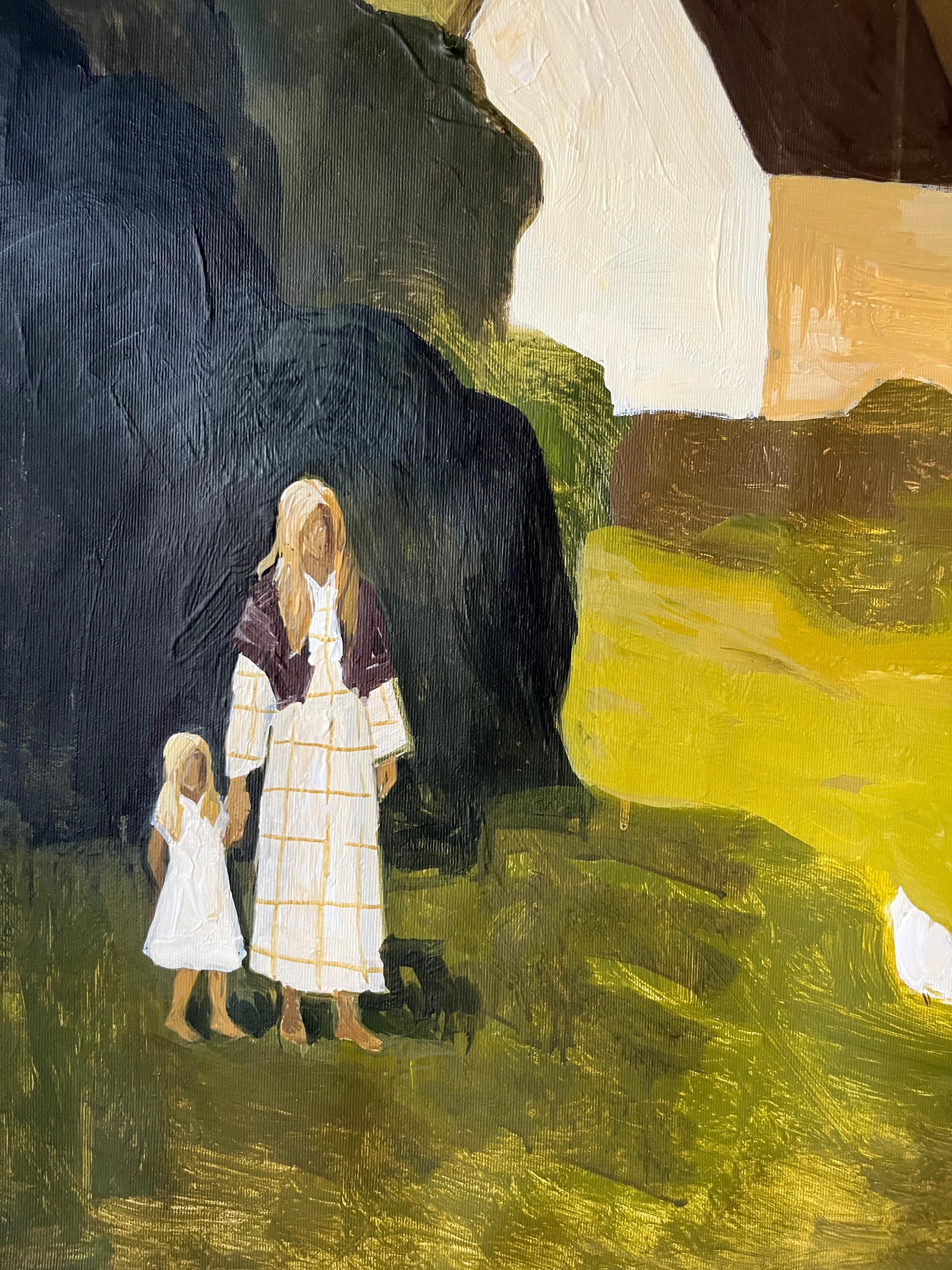 Lebendiges Leben – Painting von Jacob Burda 