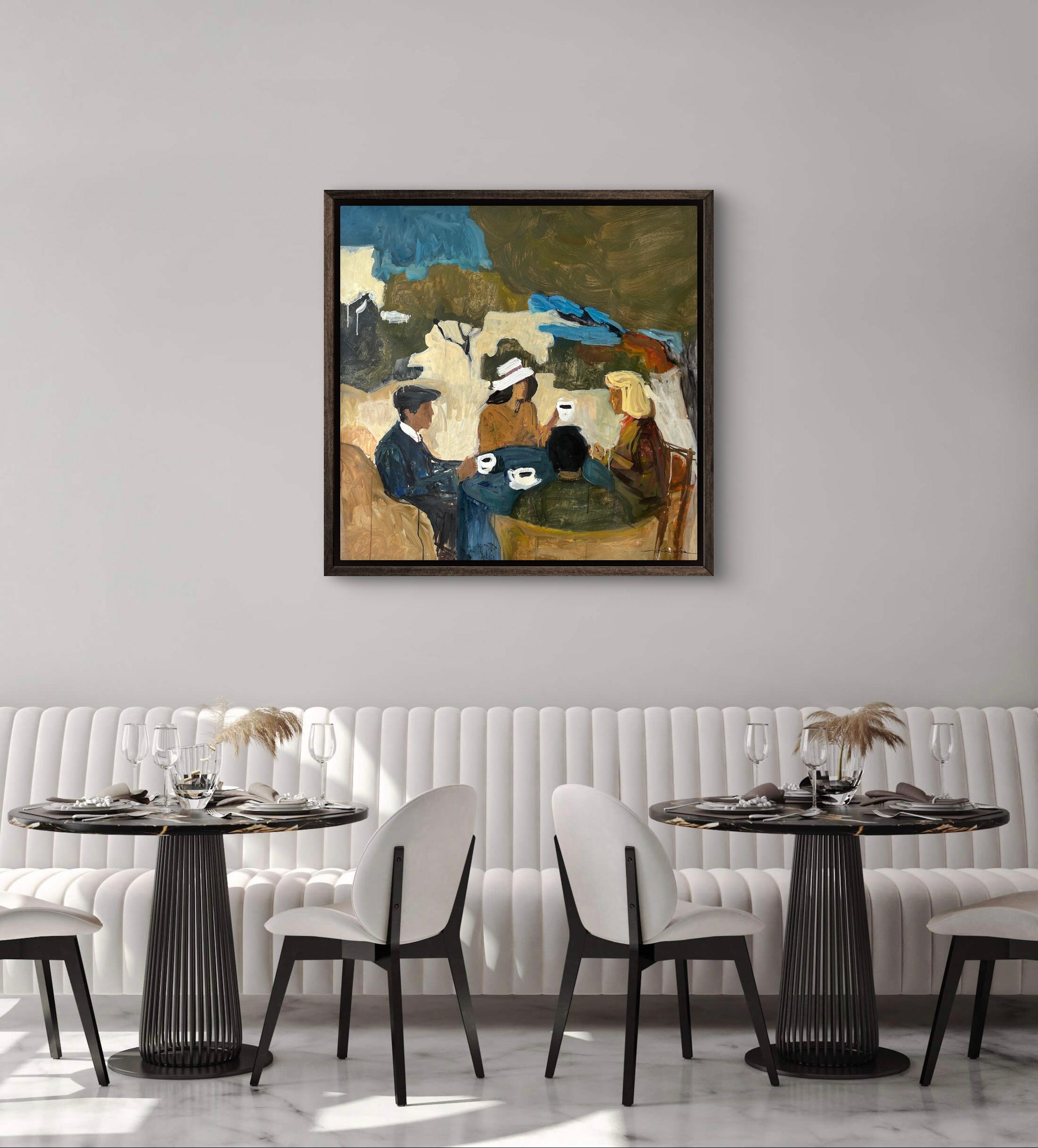 Moments Between Us - Painting by Jacob Burda 