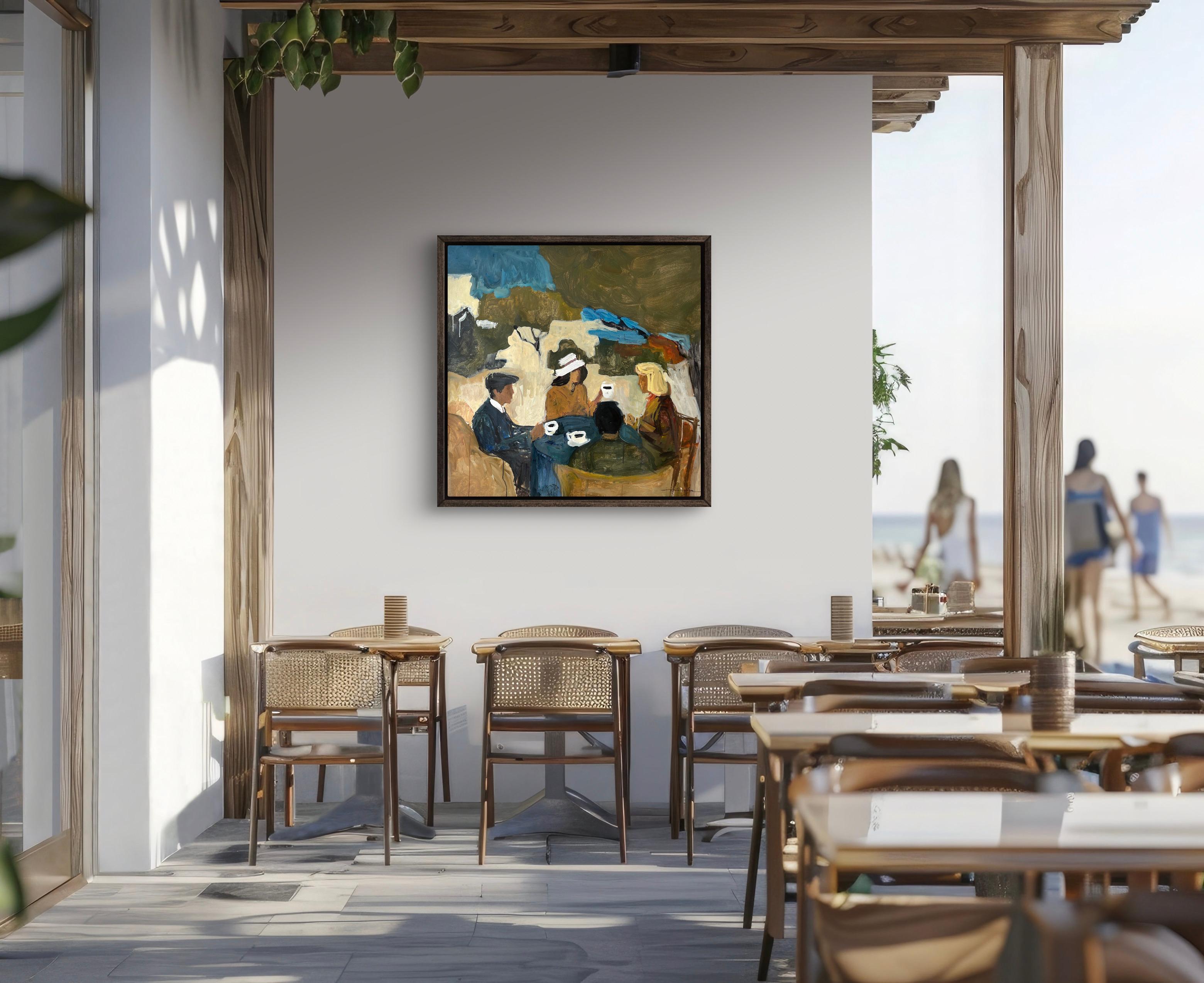 Moments Between Us - Contemporary Painting by Jacob Burda 