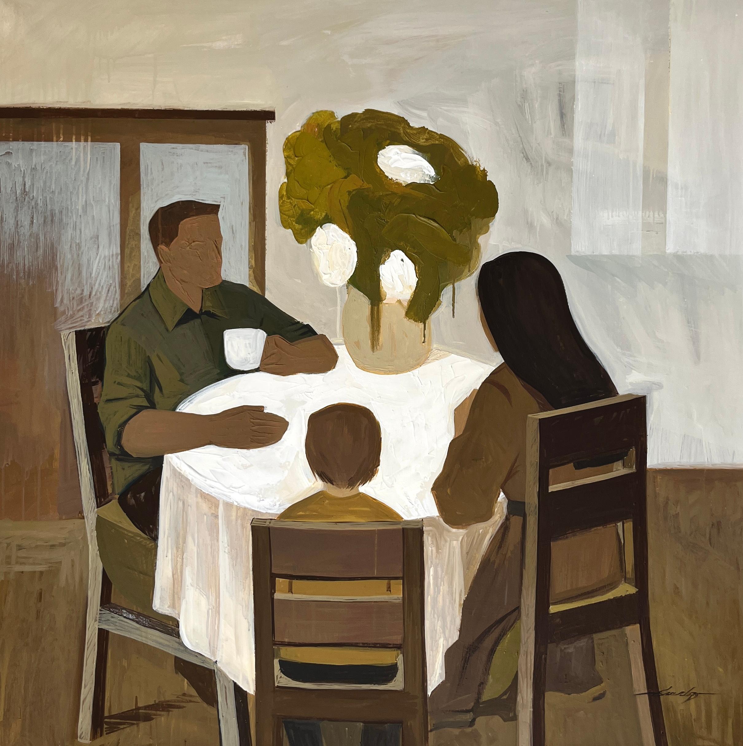 Jacob Burda  Figurative Painting - New Day