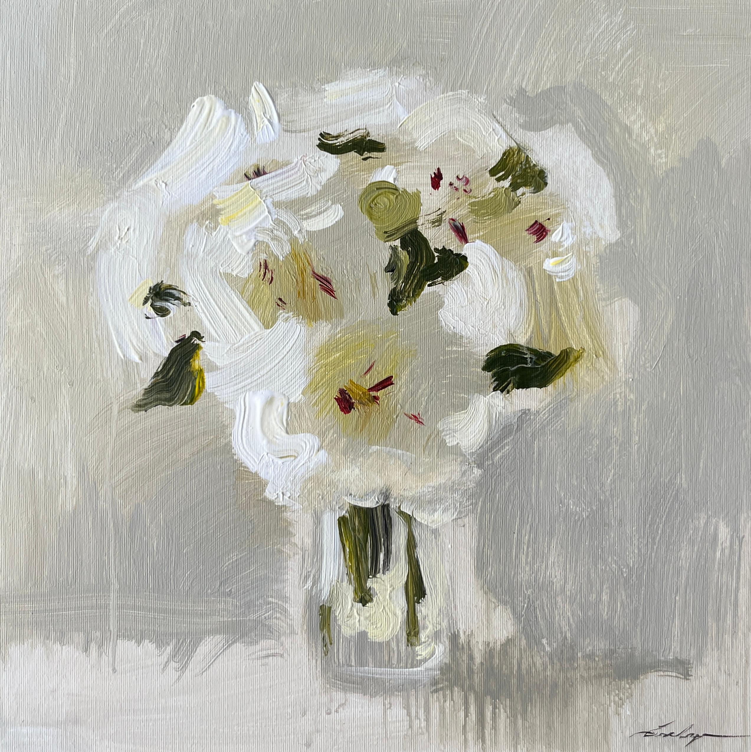 A blooming flower — delicate, fragrant, and full of beauty — becomes a symbol of human life. Fragile and fleeting, yet radiant in its own time.

These white peonies evoke the essence of youth and the joy of blossoming happiness. They remind us that