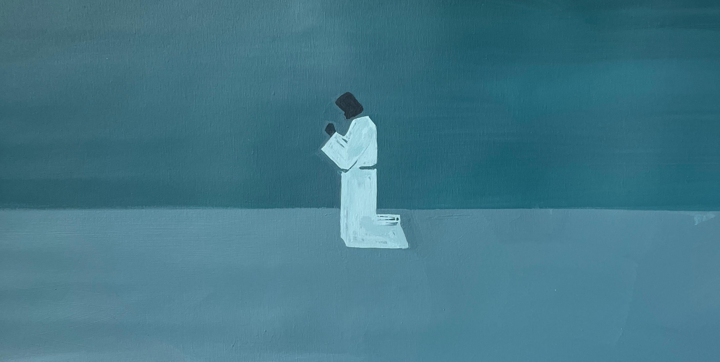 Prayer - Contemporary Painting by Jacob Burda 